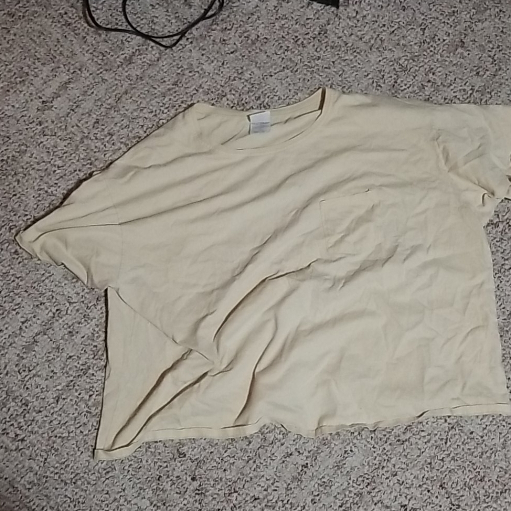 4X - Just My Size - Cream Colored Shirt